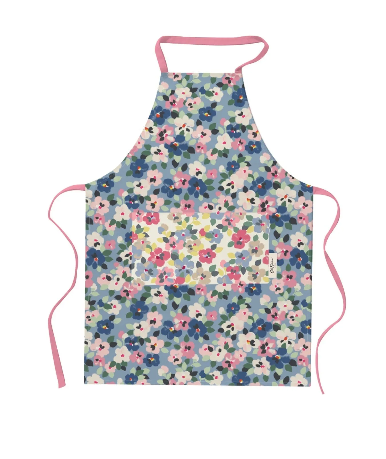 Painted Pansies  Easy Adjustable Apron