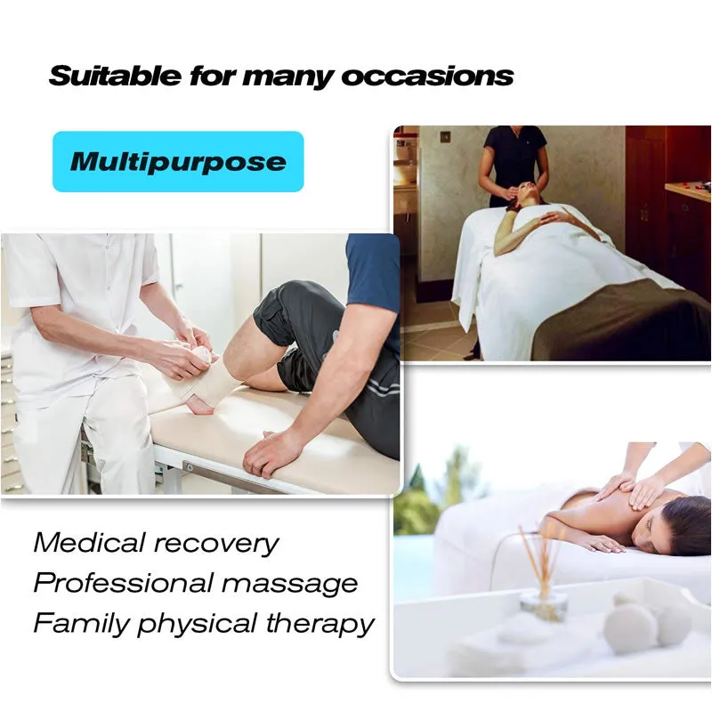 Portable Height Adjustable Massage Table With Bamboo Legs Anmf-306