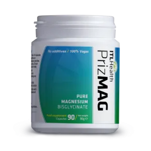 PrizMag Magnesium Bigylcinate 90 - Digestive Health & Sleep Support Formula