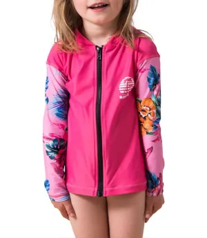 Ripcurl Tropix Girls Mini Long Sleeve UV Tee (2018) - Hot Pink