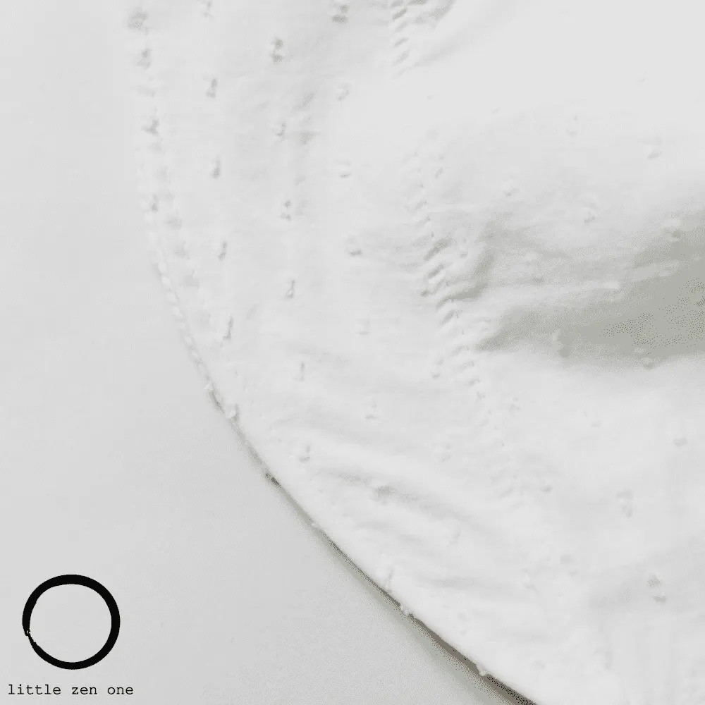 Swiss Dot Ivory Bonnet