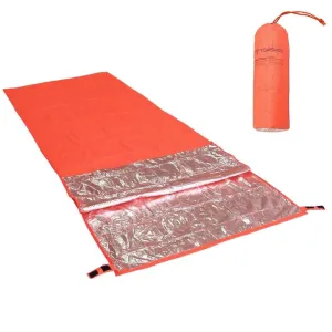 TOMSHOO Portable Warming Single Sleeping Bag Reflective Lock Temperature Outdoor Camping Travel Hiking Sleeping Bag