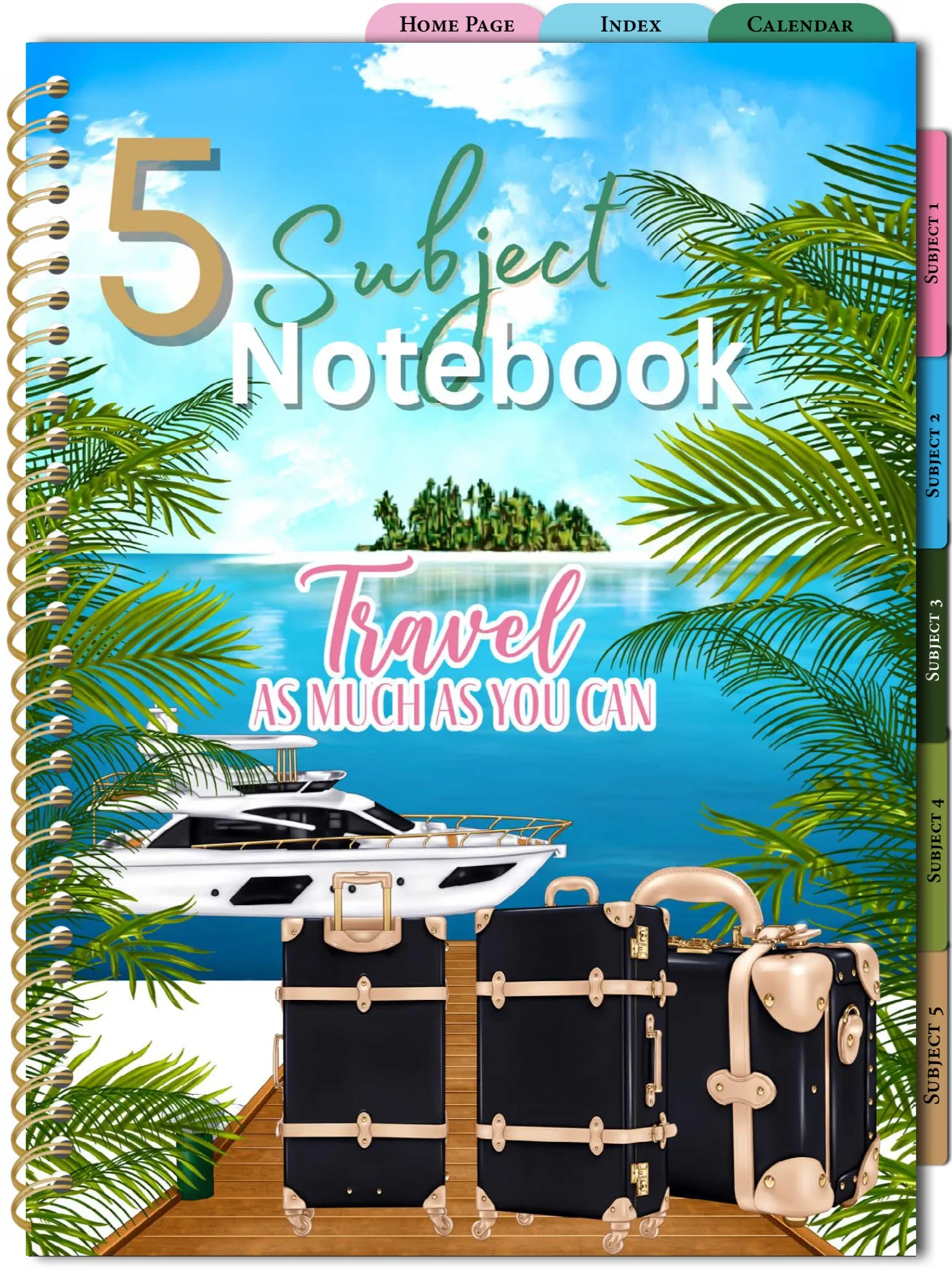 TPTP 5 Subject Notebook (5SNBS) Suitcases