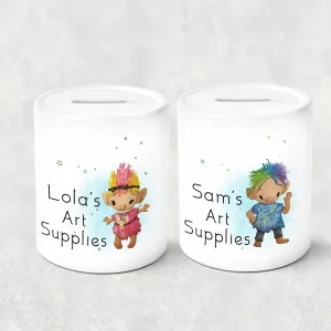 Troll Personalised Money Saving Pot