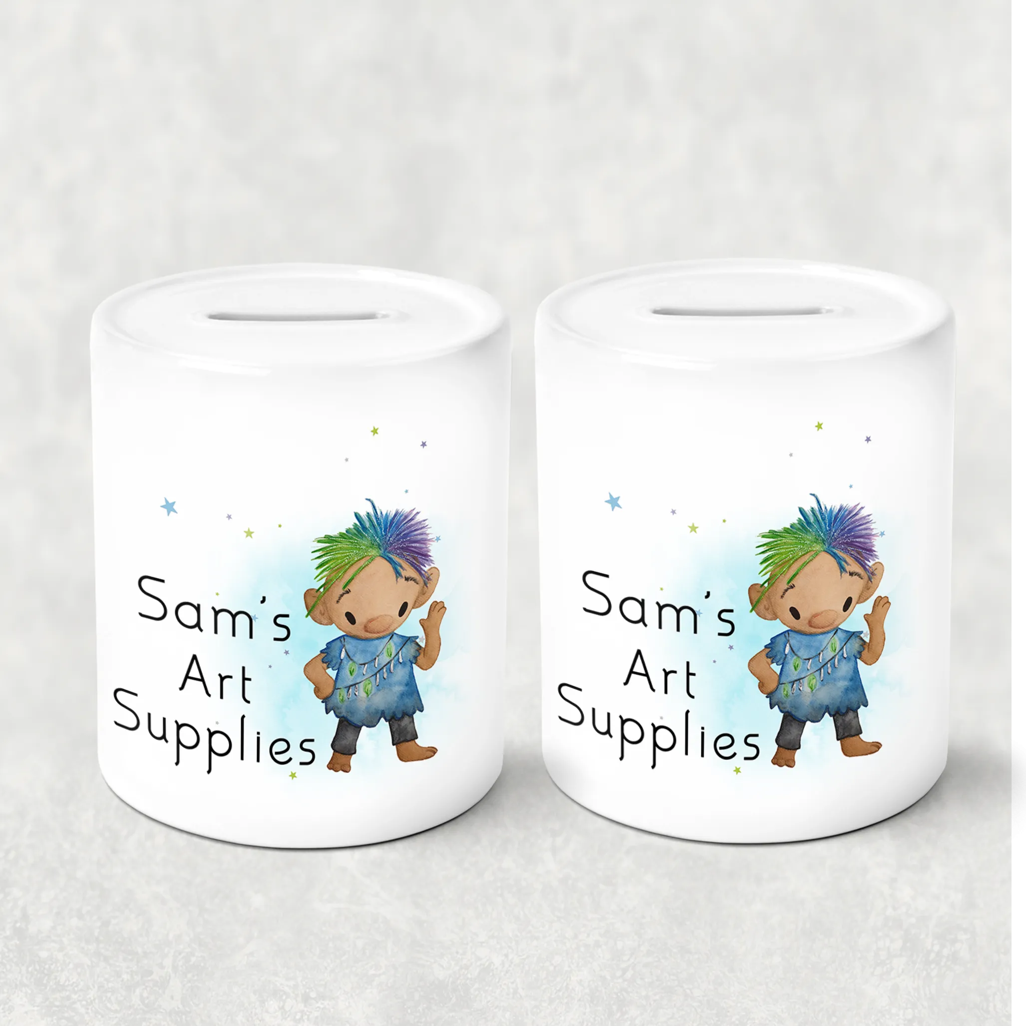 Troll Personalised Money Saving Pot