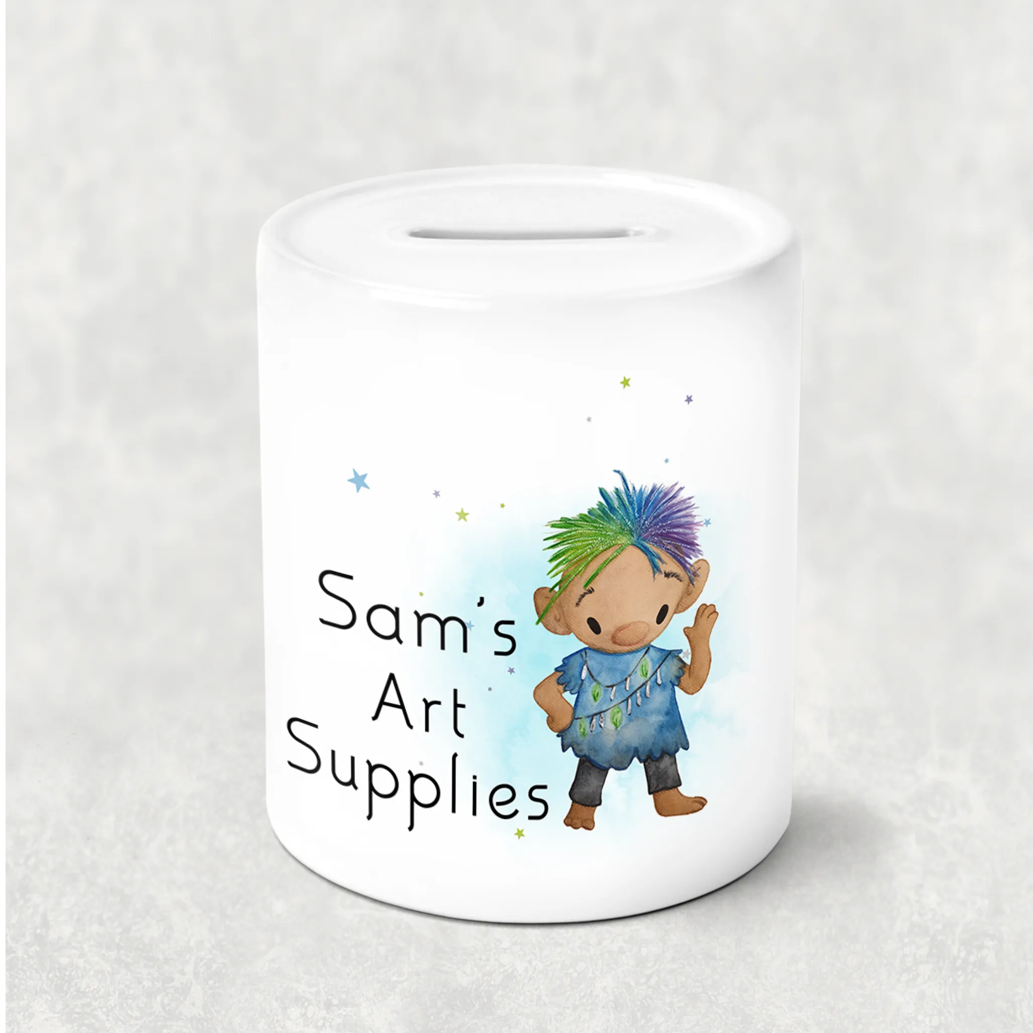 Troll Personalised Money Saving Pot