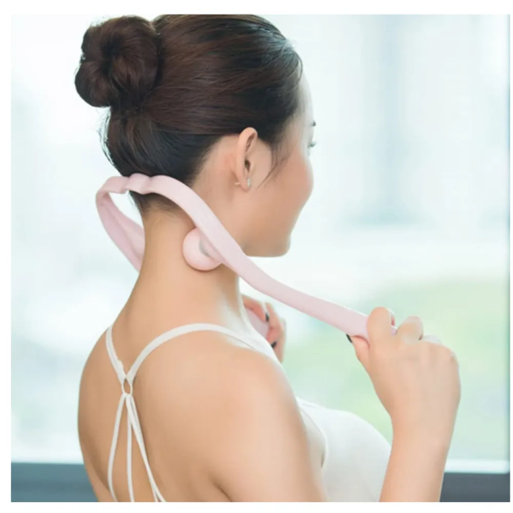 U-Shaped Manual Neck Massager Balls 183433 Pink Massager