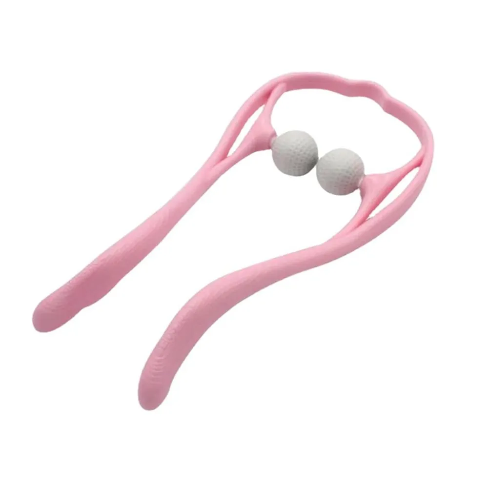 U-Shaped Manual Neck Massager Balls 183433 Pink Massager