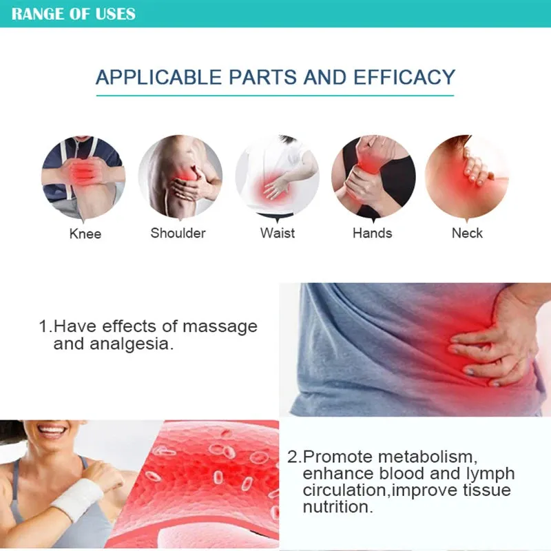 Ultrasound Physiotherapy Massage Device 1MHz Intensity for Muscle & Joints Pain Relief No-Drug Ultrasonic Instrument Machine