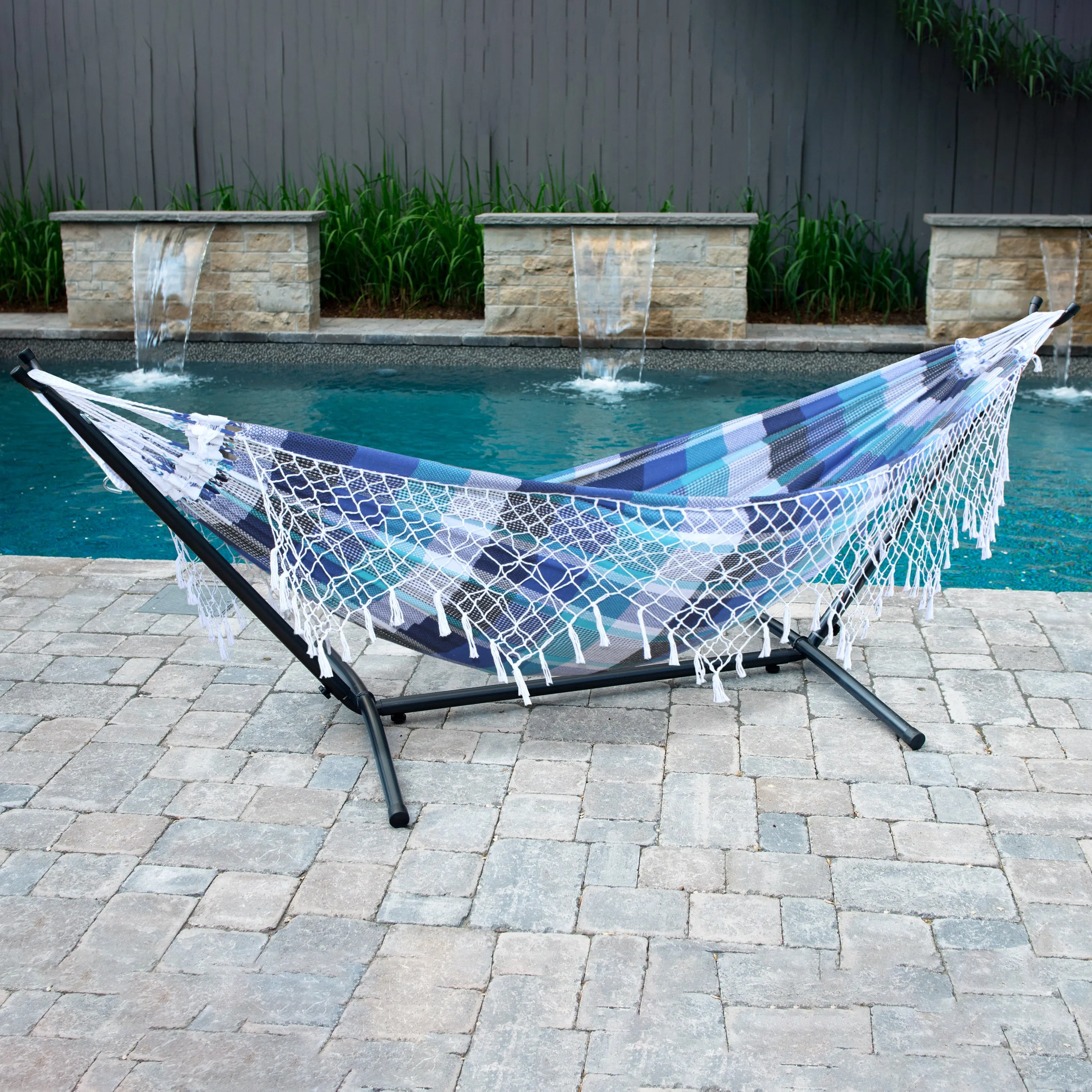 Universal Steel Hammock Stand (10ft/290cm) - Charcoal
