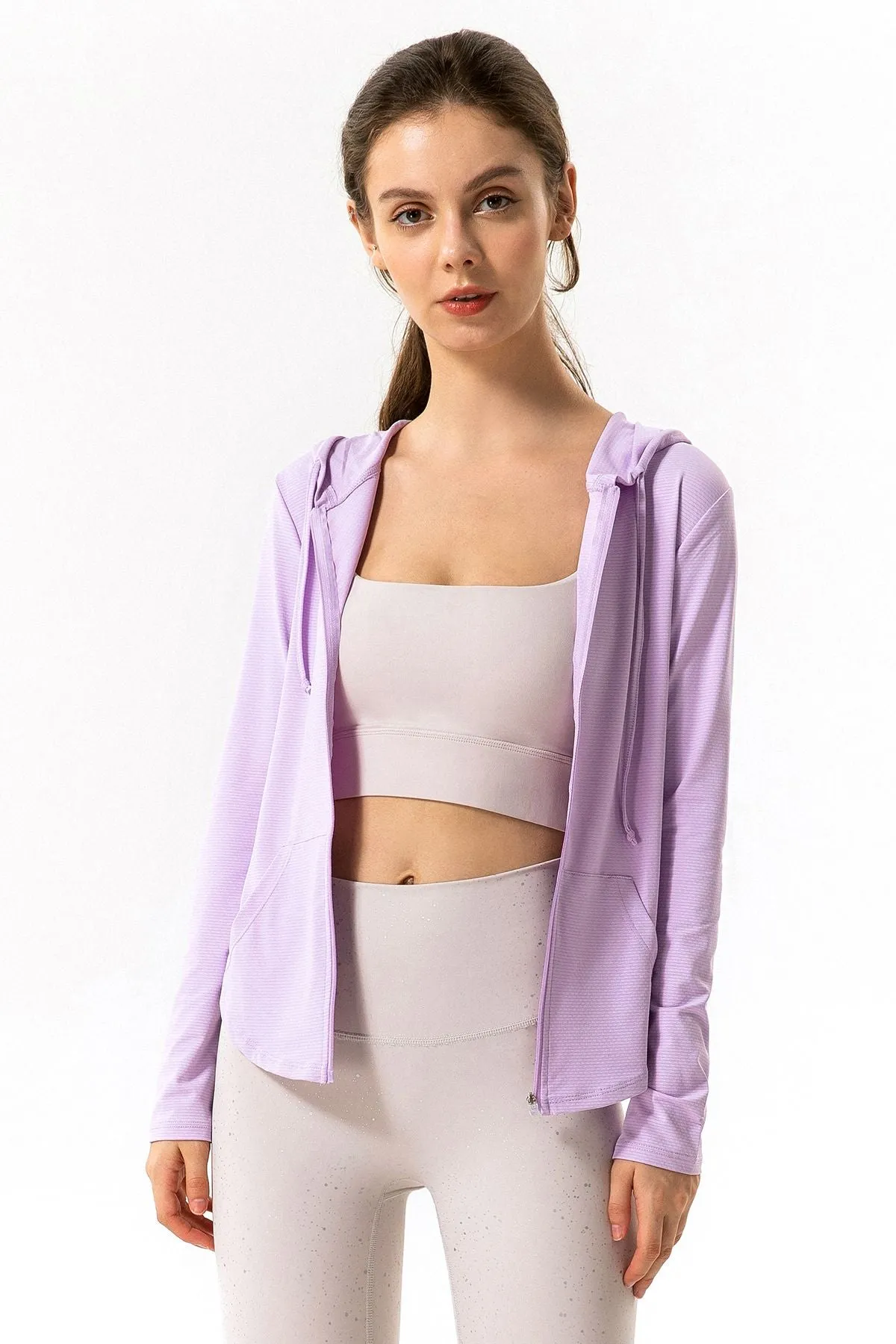 UPF 50  UV Sun Protection Full-Zip Hooded