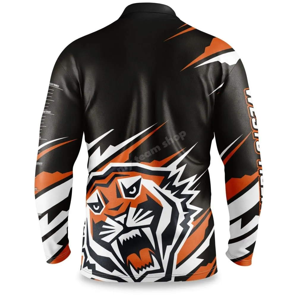 WESTS TIGERS NRL "IGNITION" FISHING SHIRT