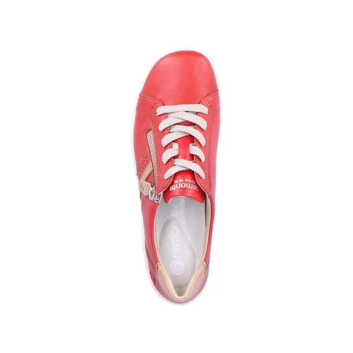 Womens Rieker Liv in Flamme/Bisquit/Rosso
