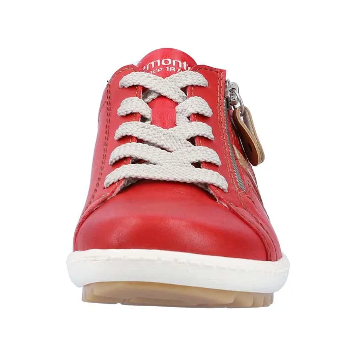 Womens Rieker Liv in Flamme/Bisquit/Rosso