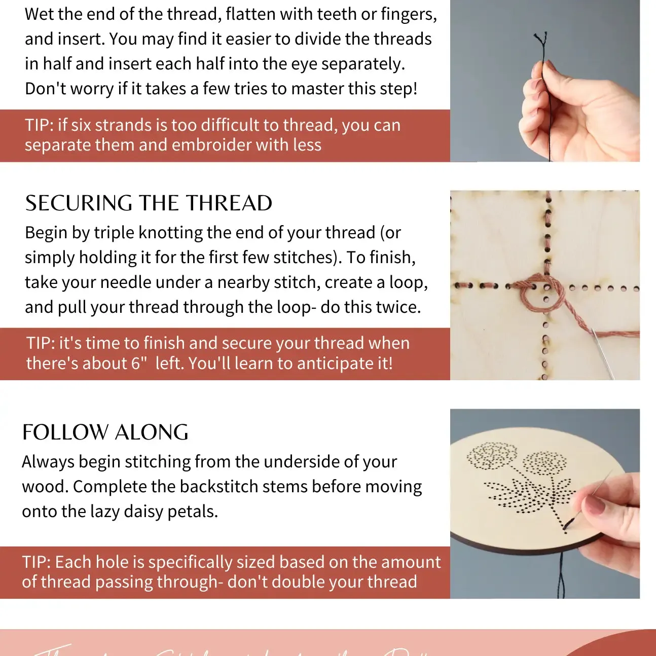 Wooden Embroidery Kits